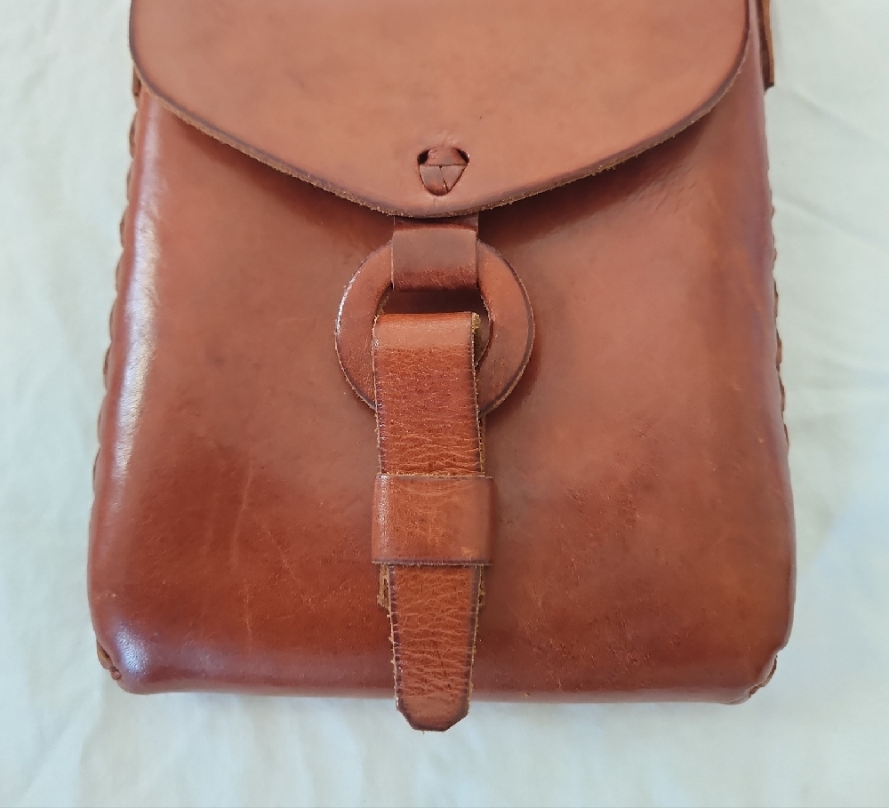 Brown Leather Crossbody Bag - Picture 4 of 5